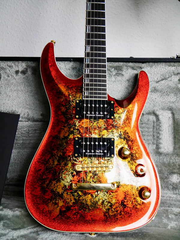 ESP Original Series Horizon NT CTM - Fireopal with Red Pearl Black image 1
