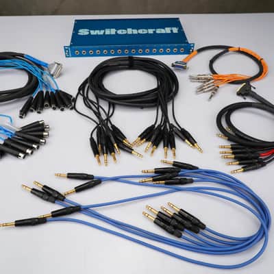 Switchcraft PT16TRS2DB25 1/4" TRS - DB25 Panel w/ Mogami Gold Cables! #58825 image 11