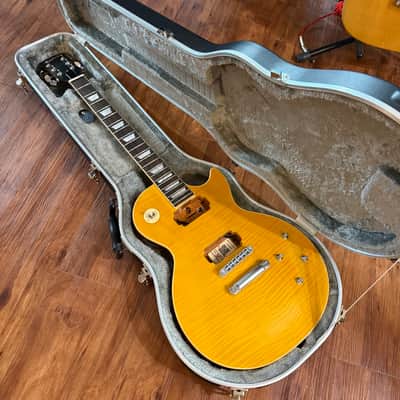 Epiphone “Greeny” Les Paul – Repaired Headstock – No Pickups – Upgraded Hardware – 8.45 lbs image 1