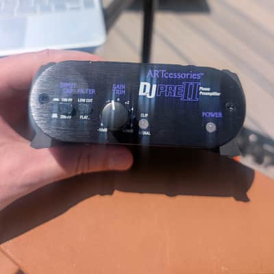 ART DJPre II Stereo Phono Preamp 2008 - Present - Black image 4