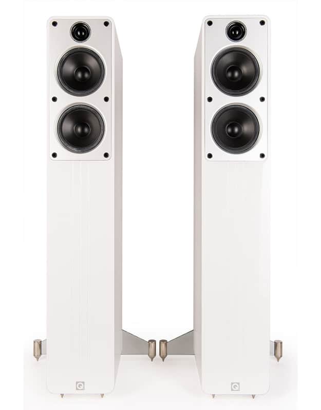 Q Acoustics Concept 40 floorstanding loudspeakers white gloss (1 pair) - used, like new image 1