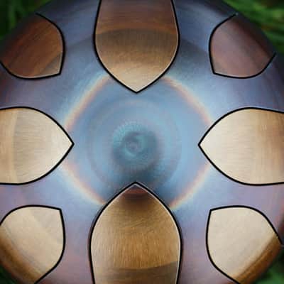 Sound Nest NEST DRUM 9"/22cm Steel Tongue Drum 2022 - Fire Finished image 2