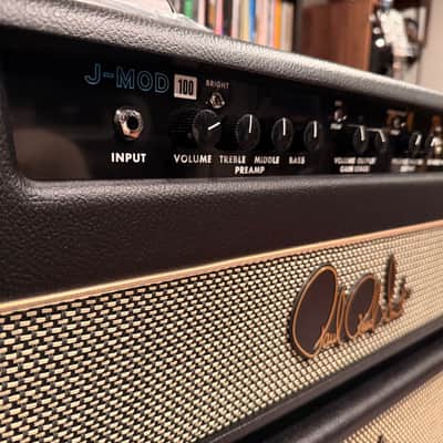 PRS J-MOD 100 John Mayer Signature 100-Watt Guitar Amp Half Stack 2017 - 2020 - Stealth Black / Salt & Pepper image 2