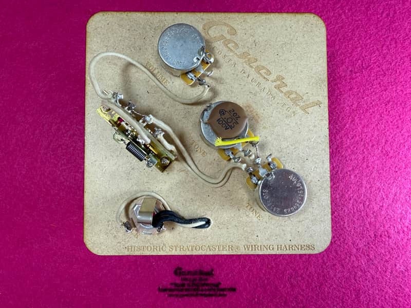 General Vintage Tone® 1966–1969 True Historic Wiring Harness for Stratocaster® CBS – 1966 / 1969 Harness image 1