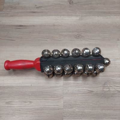 Handheld Sleigh Bells - Red (USED) image 2