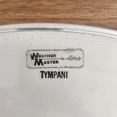NOS Ludwig Weathermaster 26" Timpani Drum Head Smooth White late 70s/early 80s image 2