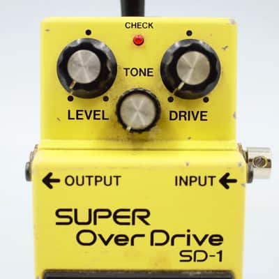 Boss SD-1 Super Overdrive JRC4558DD 1985 Made In Japan ACA Guitar Effect Pedal 569700 image 3