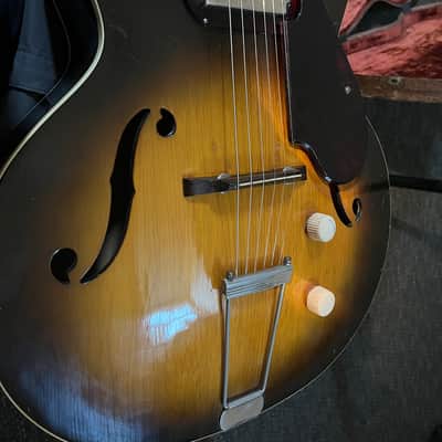 Silvertone H51 cutaway 1950s - Tobacco burst image 13