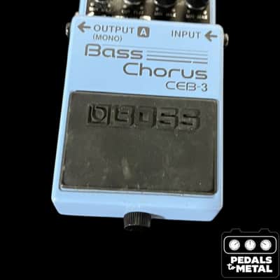 Boss CEB-3 Bass Chorus (Dark Gray Label) 2001 - Present - Blue - X16769 image 1