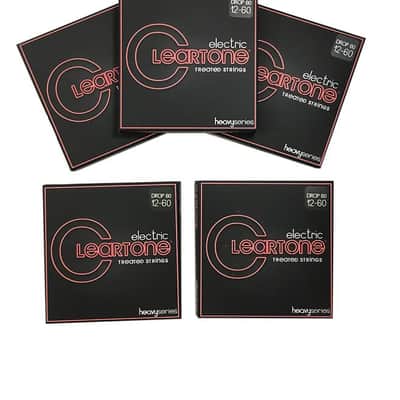 Cleartone Guitar Strings 5-PACK Electric Monster Heavy Alt Drop Tuning 12-60