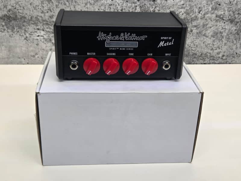Hughes & Kettner Spirit Nano Spirit of Metal 25-Watt Mini Guitar Amp Head 2020 - 2021 - Black image 1