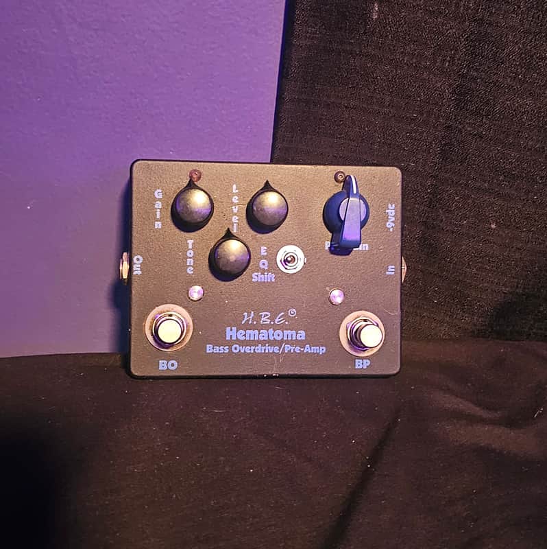 HomeBrew Electronics Hematoma Bass Overdrive 2010s - Black image 1