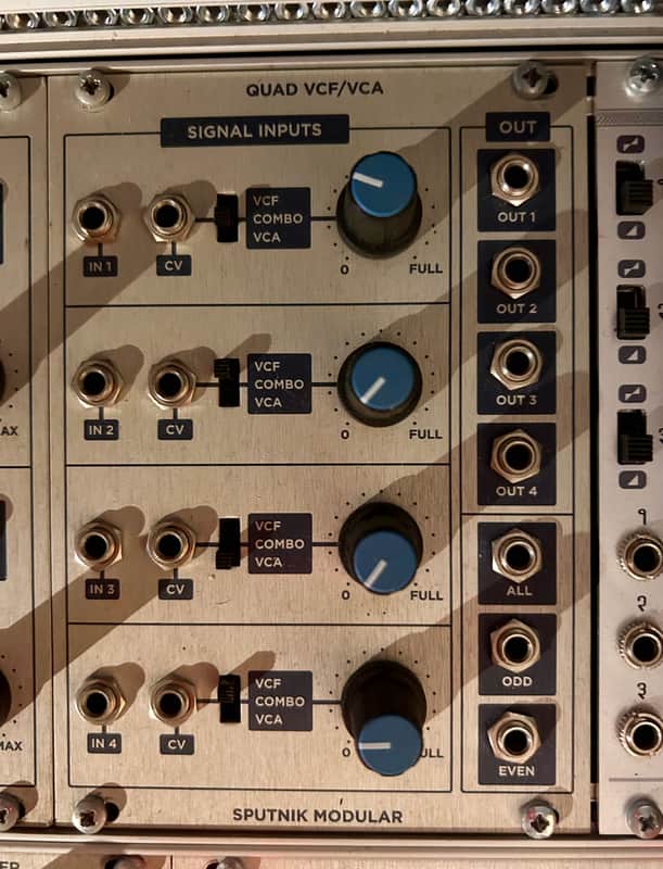 Sputnik Modular Quad VCF/VCA