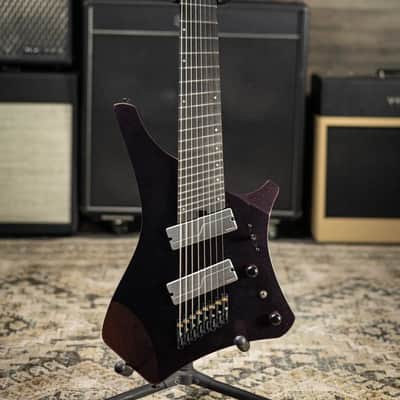 Ibanez Alpha A528 Multi-Scale 8-String Electric Guitar - Coral Mirage with Gig Bag image 3
