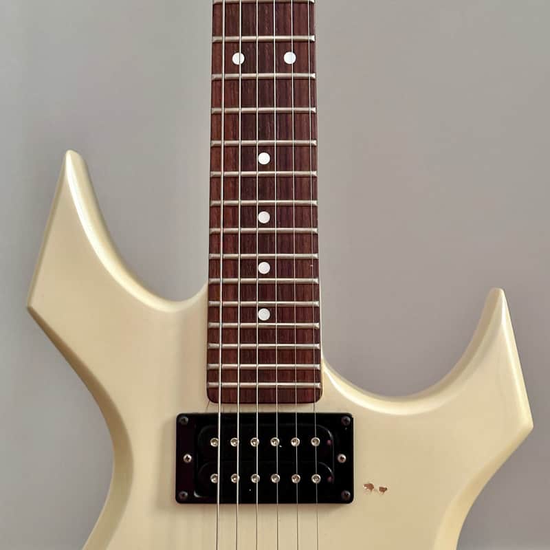 B.C. Rich Warlock NJ Series 1985 Made in Japan, Ivory | Reverb