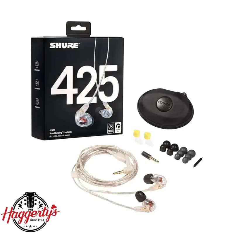 Shure SE425-CL Sound Isolating In Ear Monitors image 1
