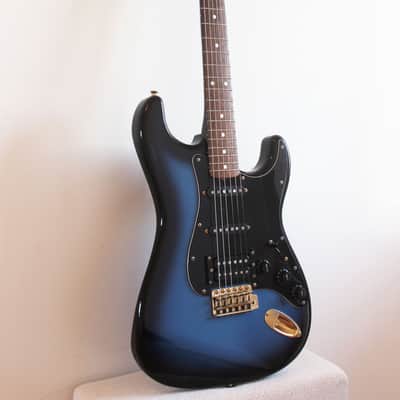 Used Yamaha ST535RX 80s MIJ Strat HSS Blueburst image 3