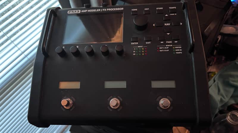 Fractal Audio FM3 Amp Modeler / FX Processor 2020 - 2022 - Black image 1