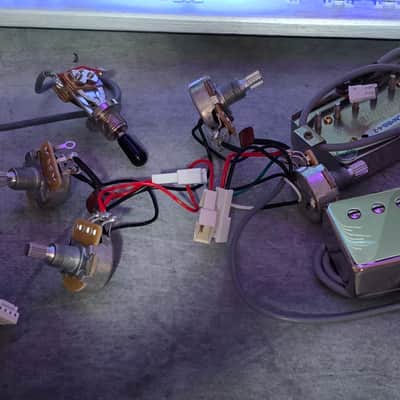 Epiphone "Bats in Flight" Premium Hardware & Electronics Lot - New Take-Off - Nickel image 1