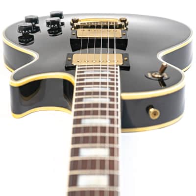 1980 Greco Les Paul Custom Electric Guitar - Black image 8