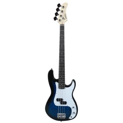Glarry GP Blue 4 String Bass Guitar w/ 20W Amplifier image 1
