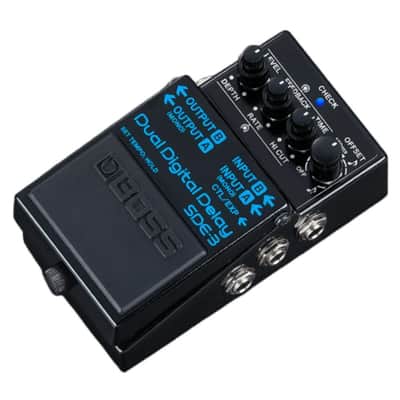 BOSS SDE-3 Dual Digital Delay Compact Guitar Effects Pedal with Vintage Digital Delay Tones and Offset Control for Doubled and Time Dual Delays (Black) image 3