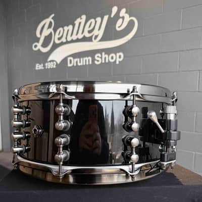 Mapex Black Panther Mahogany 6x14 Jeff Hamilton Signature 'Maximus' Snare Drum in Gloss Piano Black with Black Brushed Hardware (DH Rm 4) image 4