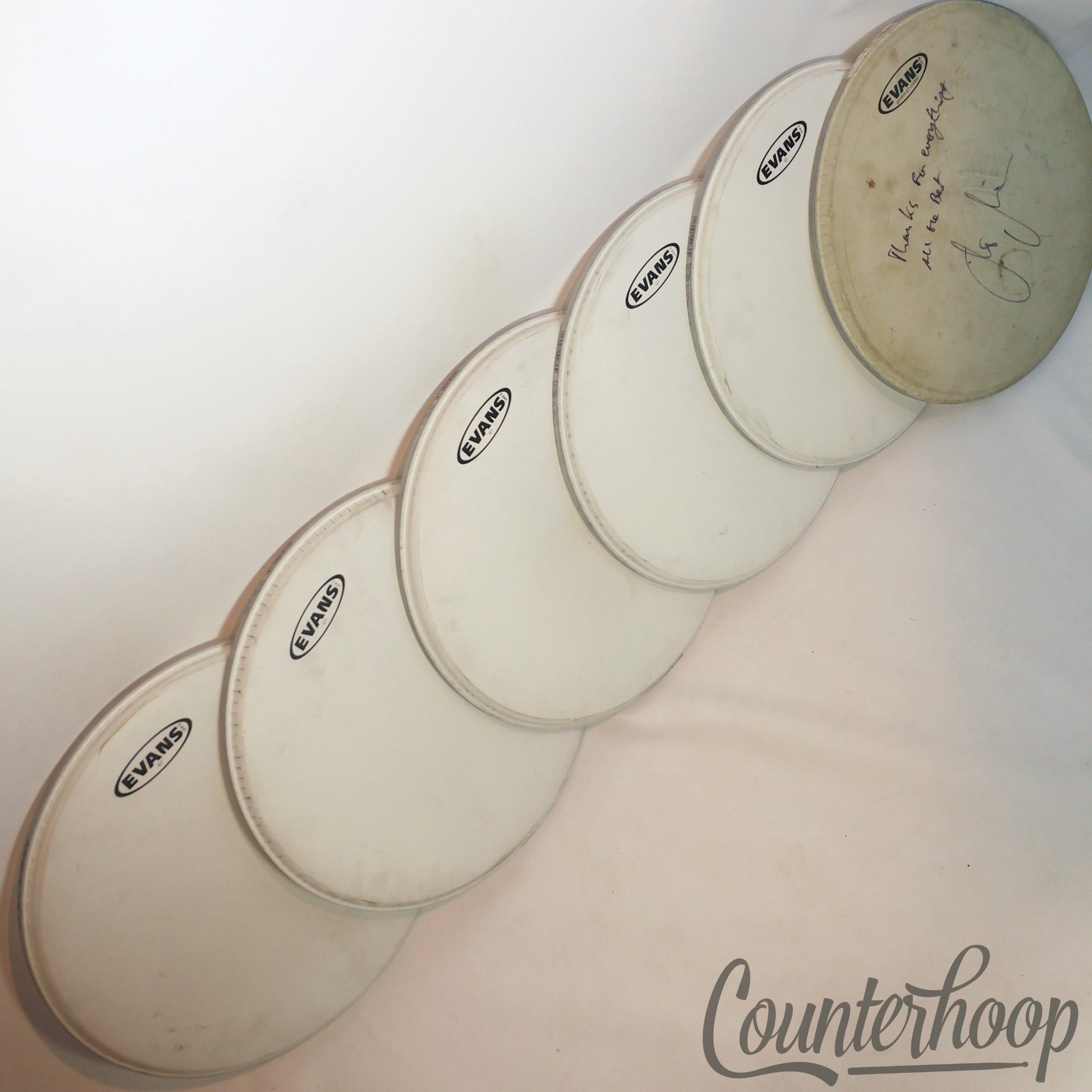 Evans 4x 14" Genera G1 Coated Snare/Tom Drum Batter Heads USA* — main photograph