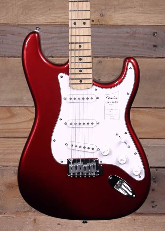 Fender Standard Stratocaster Electric Guitar Candy Cola image 1