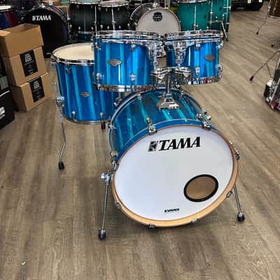 Used Tama Starclassic Performer Maple/Birch Shell Pack 10/12/16/22 (Sky Blue Aurora) image 2