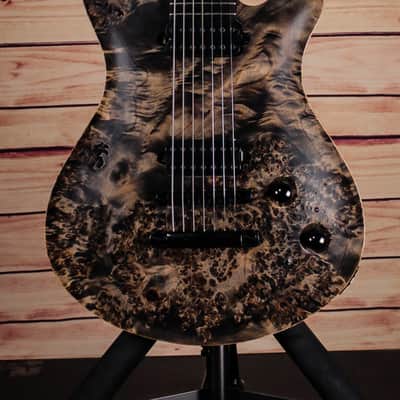Framus Panthera Supreme 7-String (Purple LEDs, Poplar Burl Top, Chambered) image 2
