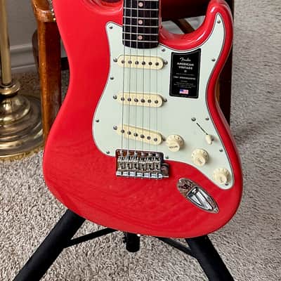 Fender American Vintage II '61 Stratocaster 2022 - Fiesta Red image 4
