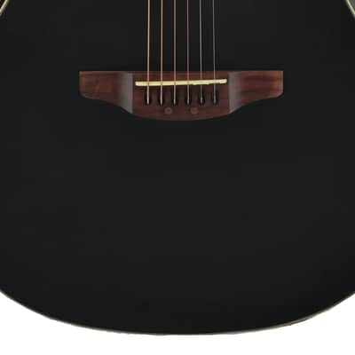Ovation Applause AE44 Traditional Series Mid-Depth Acoustic-Electric Guitar Black image 22
