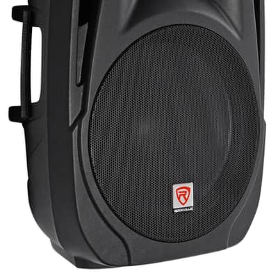 Rockville RPG2X15 Package PA System Mixer/Amp+15" Speakers+Stands+Mics+Bluetooth image 3