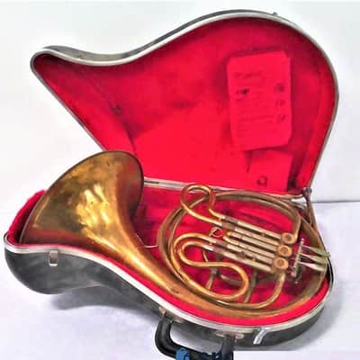 Robert Martel Single French Horn, Italy, with case and mouthpiece image 10