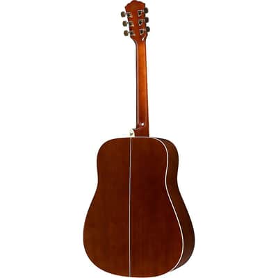 Washburn WD100DLMK Apprentice Dreadnought Mahogany Top & Neck 6-String Acoustic Guitar w/Gig Bag image 2