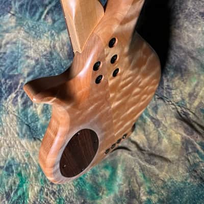 Birdsong "Sadhana" 4-String (Short Scale) 2011 - Quilted Maple image 4