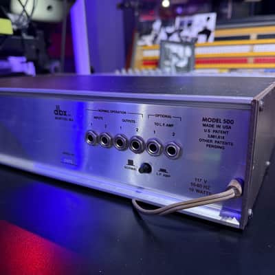 DBX model 500 Professional "Disco" BOOM BOX Sub Harmonic Synthesizer 1970s rarest version 1/4" TRS in out image 4