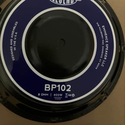 Eminence Legend BP102 10" 200w 8 Ohm Replacement Speaker 2010s - Black/Blue image 3