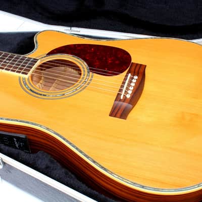 Zager Zad-80ce acoustic electric guitar cutaway w/ Zager Case image 1