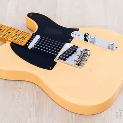 2023 Fender Custom Shop B2 1952 Telecaster Journeyman Relic Aged Nocaster Blonde Flash Coat w/ Case, CoA image 8