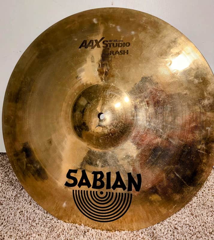 Sabian 18" AAX Studio Crash Cymbal image 1