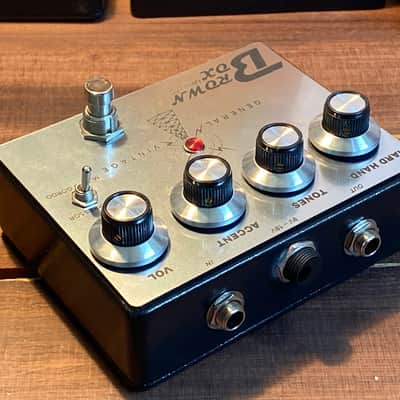 General Vintage Tone Brown Box MKII FX pedal Overdrive / Distortion ODS Classic Version Hand Made image 3