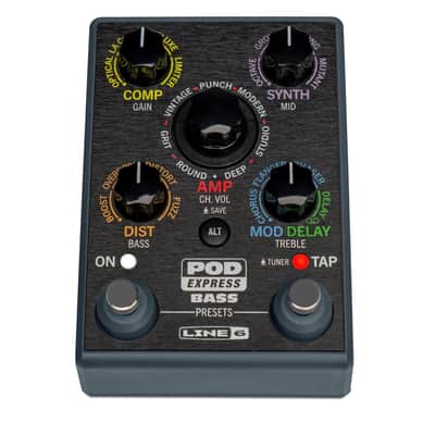 New Line 6 POD Express Bass Portable Amp & Effects Processor Pedal image 3