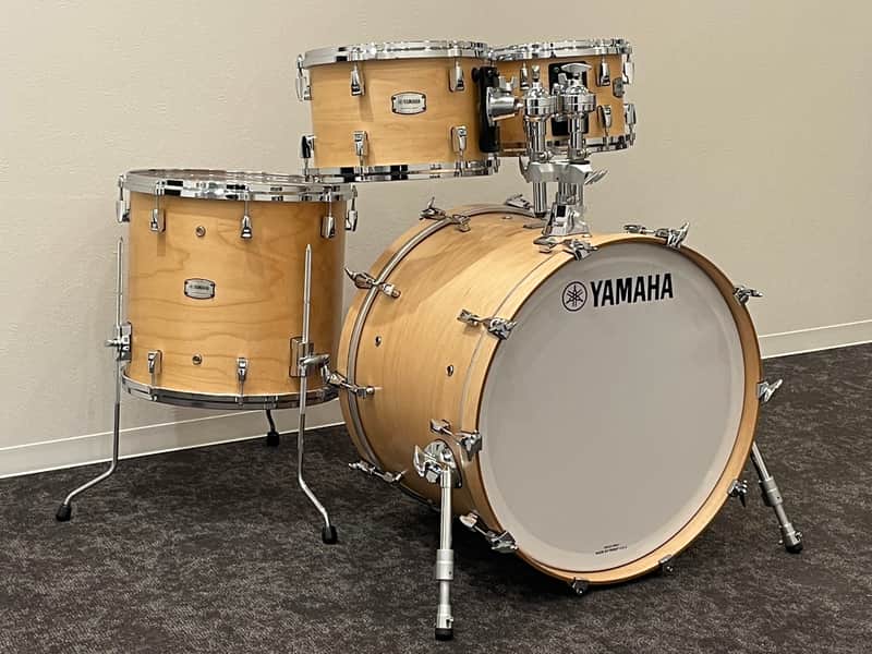 Yamaha PHX Phoenix Matte Natural 4pc Drum Kit 22" 10" 12" 16" / Made in Japan image 1