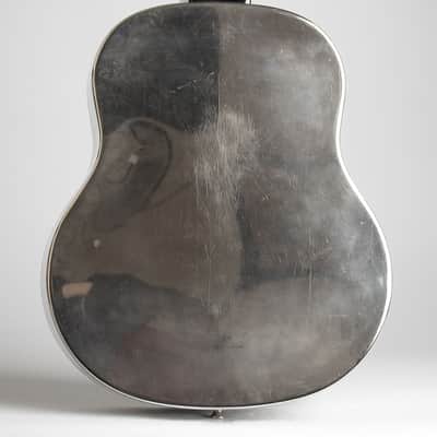 National Silvo Lap Steel Electric Guitar (1938), ser. #C-1296, original black hard shell case. image 4