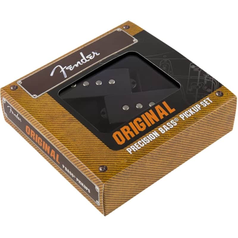 Fender Original Precision Bass Pickups - Black image 1