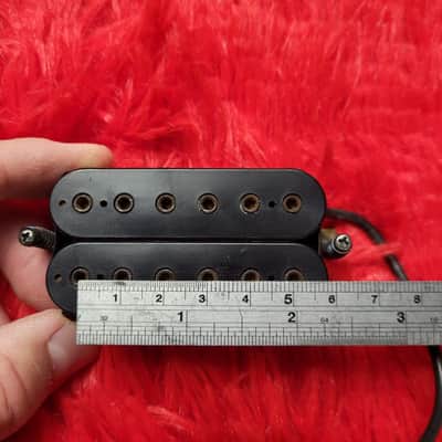 Unknown Brand Super Distortion Clone Humbucker - Possibly 1980's - 2000's - Double Black Bobbins - Single Humbucker image 11
