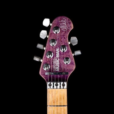 Used 1995 Ernie Ball Music Man Eddie Van Halen EVH Signature Floyd Translucent Purple with Case image 15