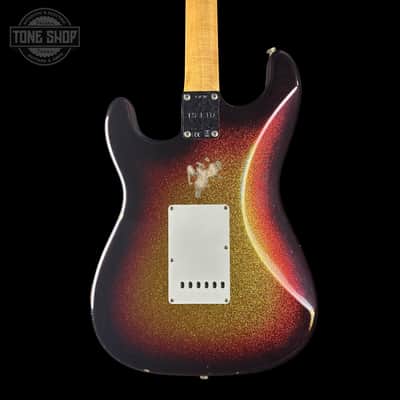 Fender Custom Shop 1963 Stratocaster Relic 3 Tone Sunburst Sparkle w/case TSLTD9OF10 image 6